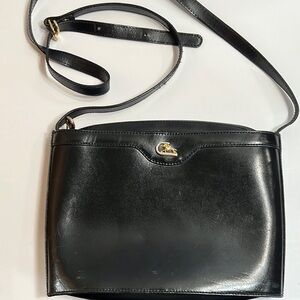 Cristian Vintage Elegant Black Leather Crossbody Bag